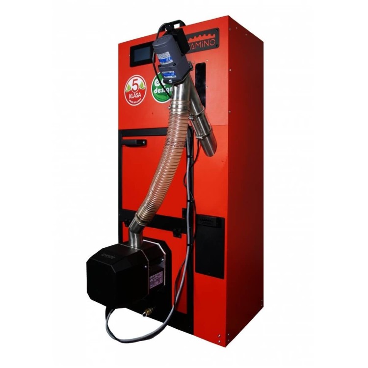 Camino 4 Slim 20kw + ecoMAX 920 - żeliwny kocioł na pellet - No Limits Energy Łukasz Wolski