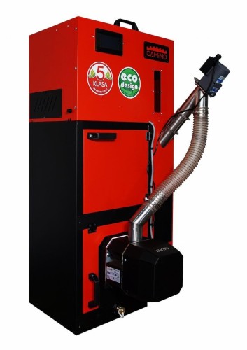 Camino 4 Slim 10kw + ecoMAX 920 - żeliwny kocioł na pellet - No Limits Energy Łukasz Wolski