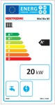 etykieta energetyczna Mini Bio B NE 20 kw