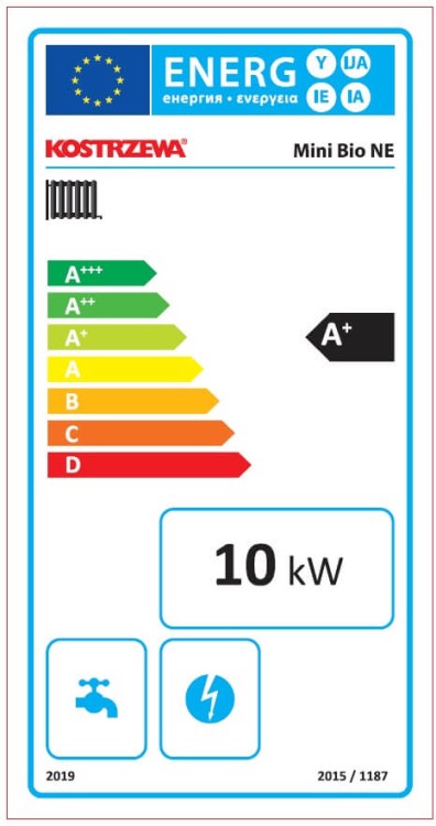 etykieta energatyczna Mini Bio NE 10